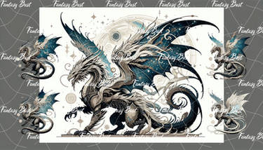 Fantasy Dragon 595 - Adoptable OPEN