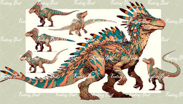 Fantasy Dinosaur 148 - Adoptable OPEN