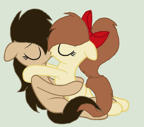 two pony in love