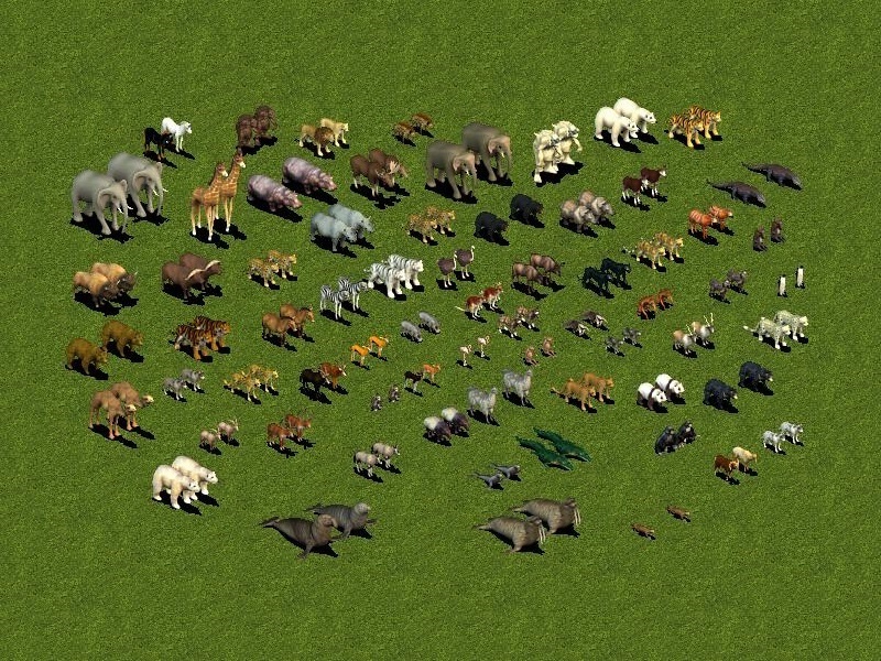 Zoo Tycoon Complete Collection All Land Animals by ReynaldoOktaviano on  DeviantArt