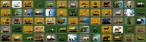 A Zoo Tycoon Animal Compatibility Table