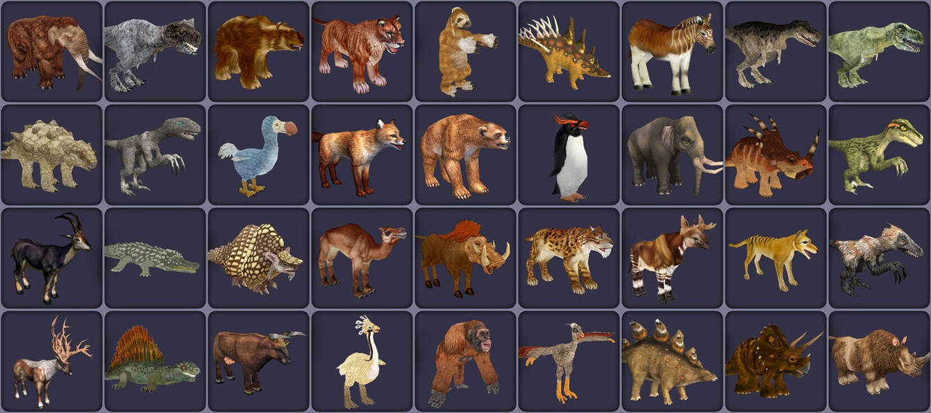 Zoo Tycoon 2 Extinct Animals Details by ReynaldoOktaviano on DeviantArt
