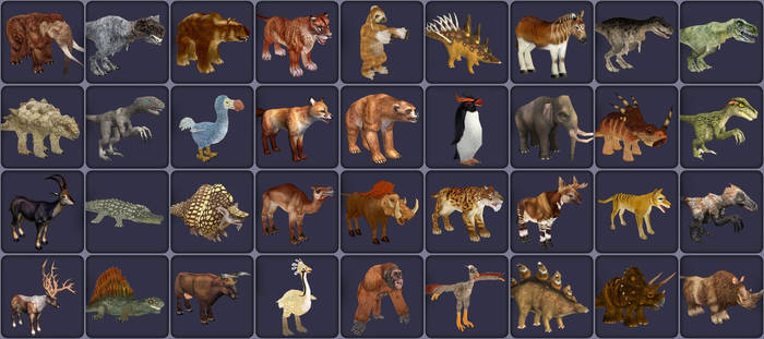 Zoo Tycoon 2 - Dino Danger Pack Icons by SairitVS on DeviantArt