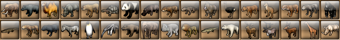 Zoo Tycoon 1 Complete Collection Male Animals by ReynaldoOktaviano on  DeviantArt