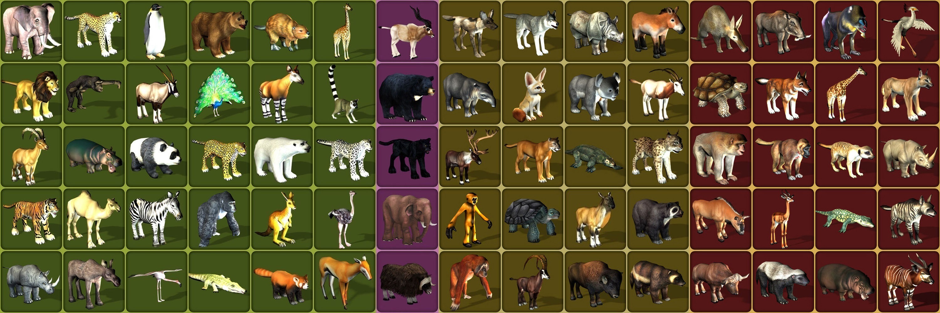 Zoo Tycoon 1 - Animals by 98bokaj on DeviantArt