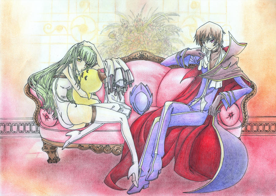 Lelouch and C.C. - Colored