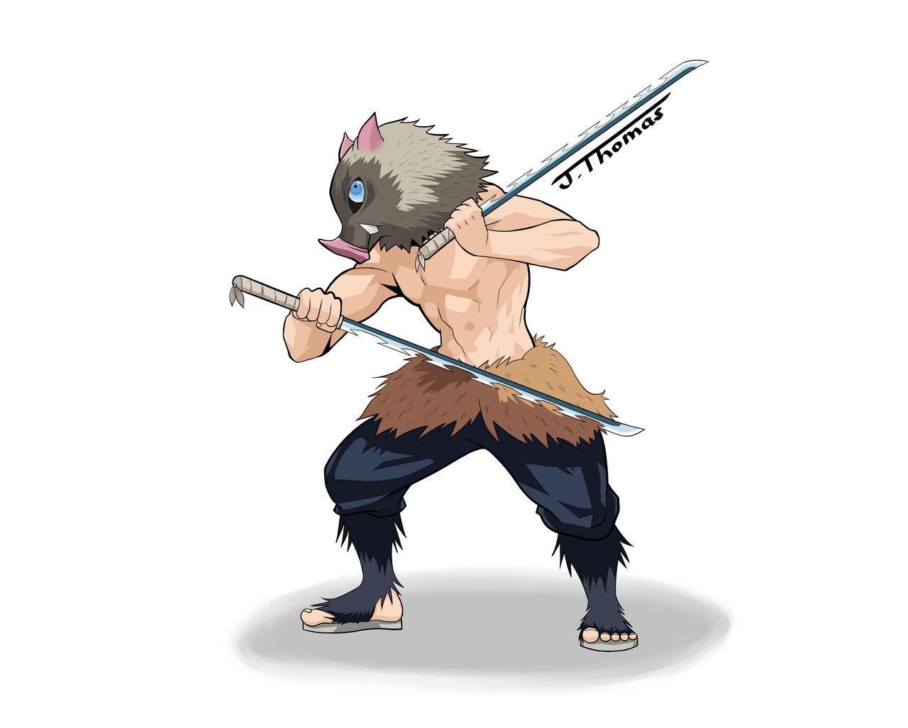 Inosuke - Demon Slayer by DjinnArtwork on DeviantArt