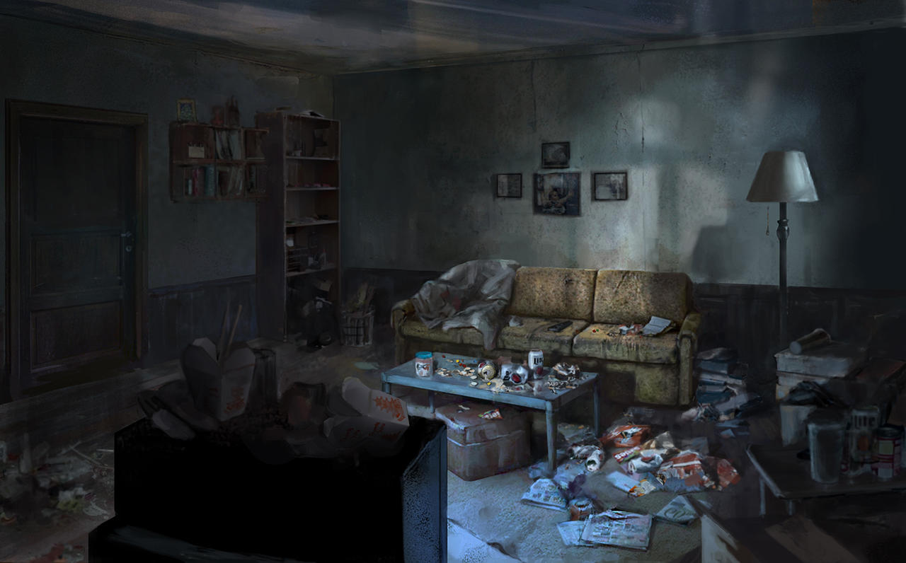 Depressive room by Lucy-Lisett on DeviantArt