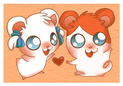 Hamtaro and Bijou