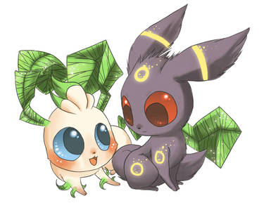 Umbreon and Leafeon