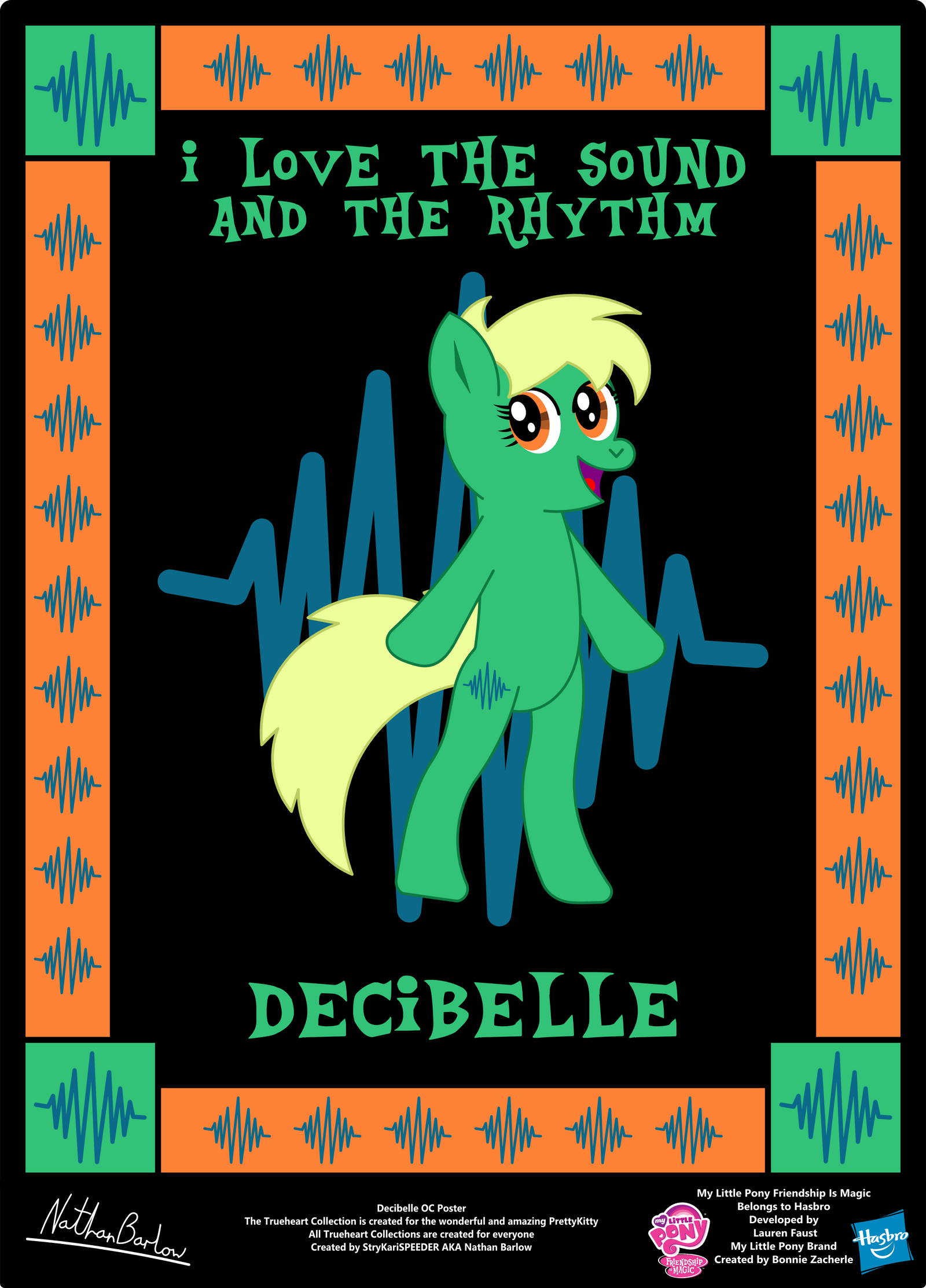 Decibelle OC Poster by StryKariSPEEDER