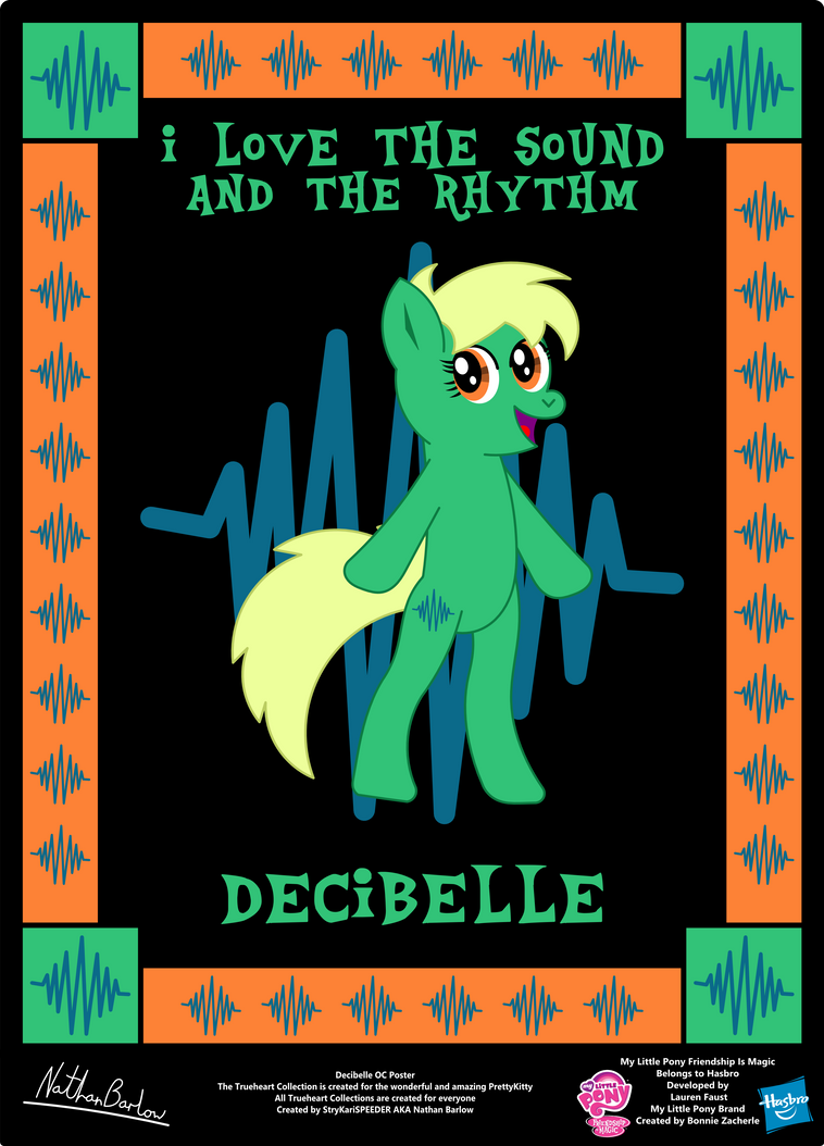 Decibelle OC Poster by StryKariSPEEDER