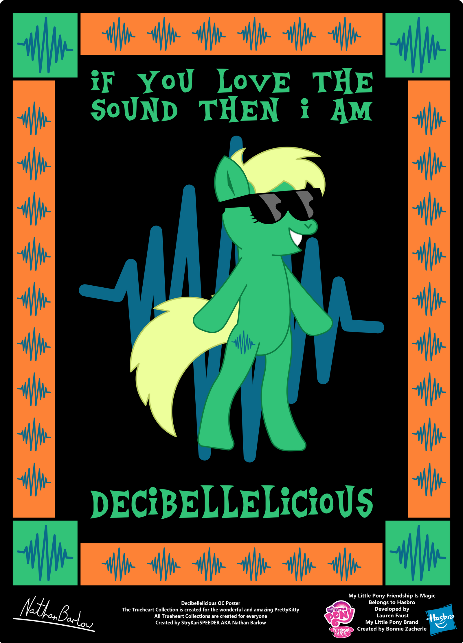 Decibellelicious OC Poster by StryKariSPEEDER