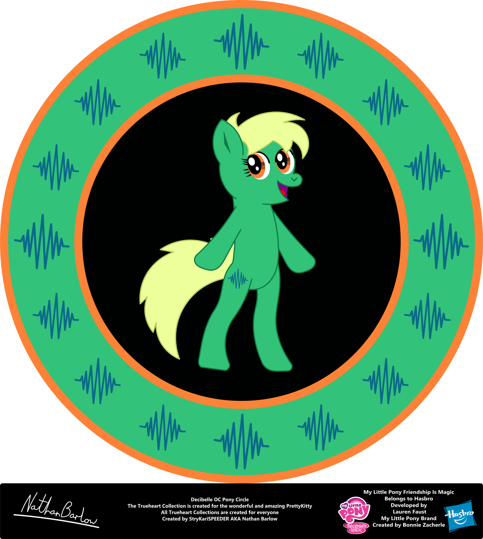 Decibelle OC Pony Circle by StryKariSPEEDER