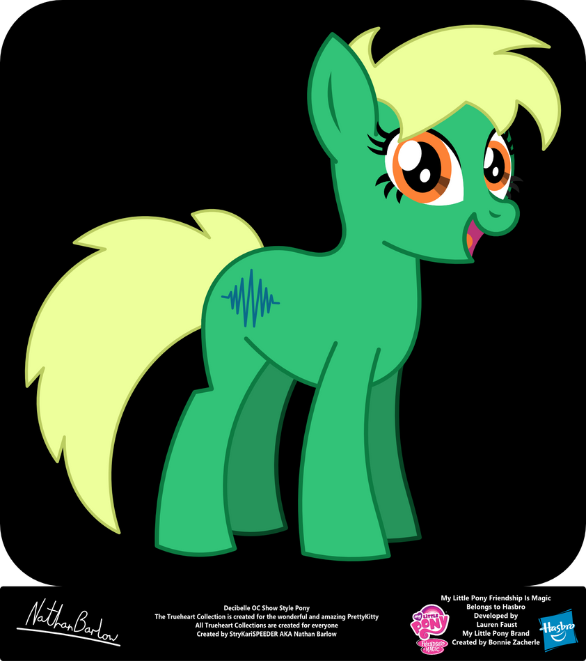 Decibelle OC Show Style Pony by StryKariSPEEDER