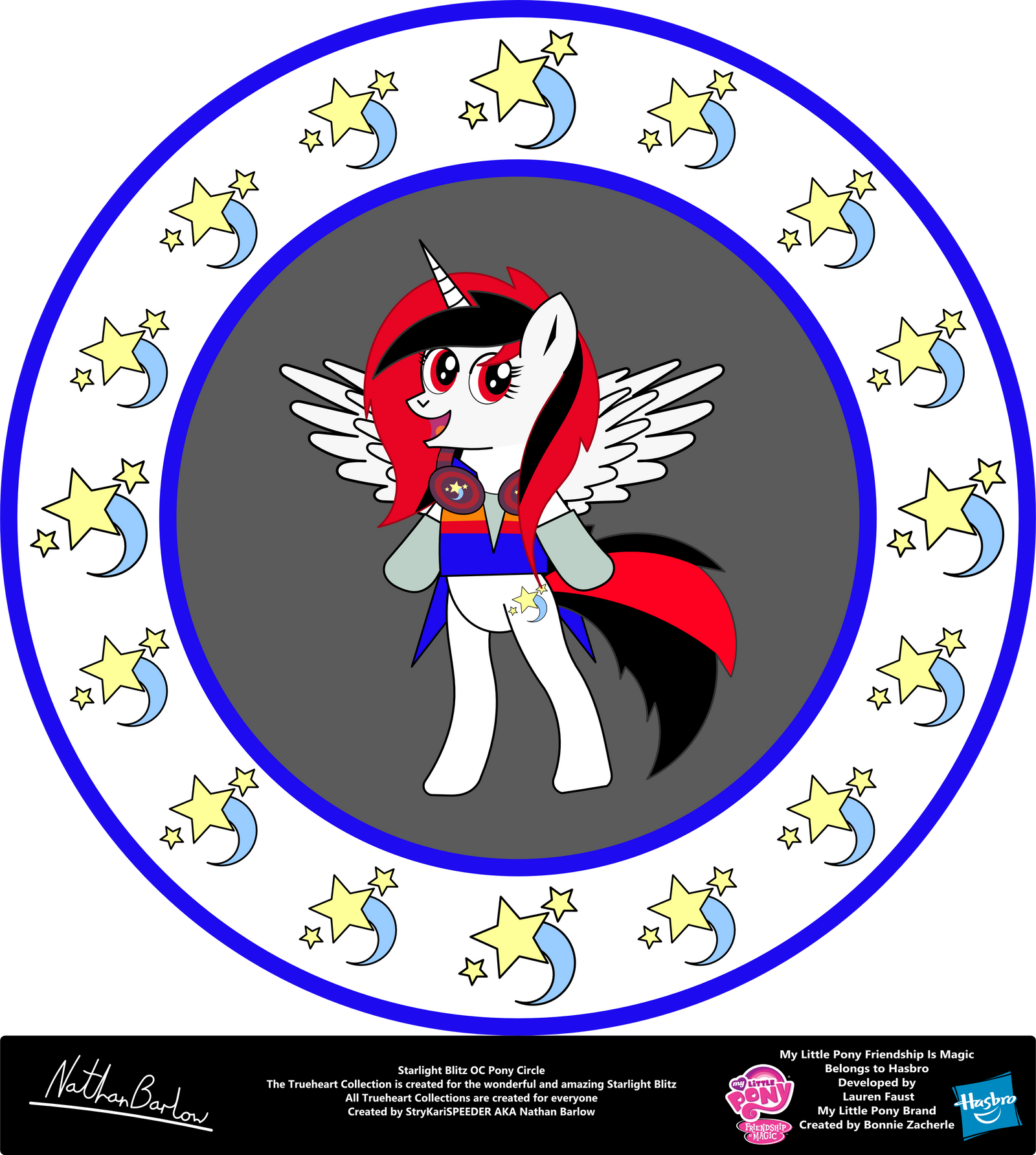 Starlight Blitz OC Pony Circle