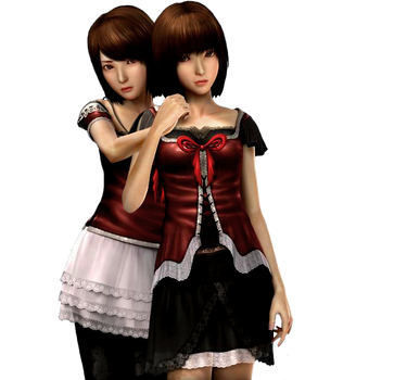 Mayu and Mio render