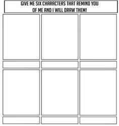 Give Me Six Characters That Remind you of me