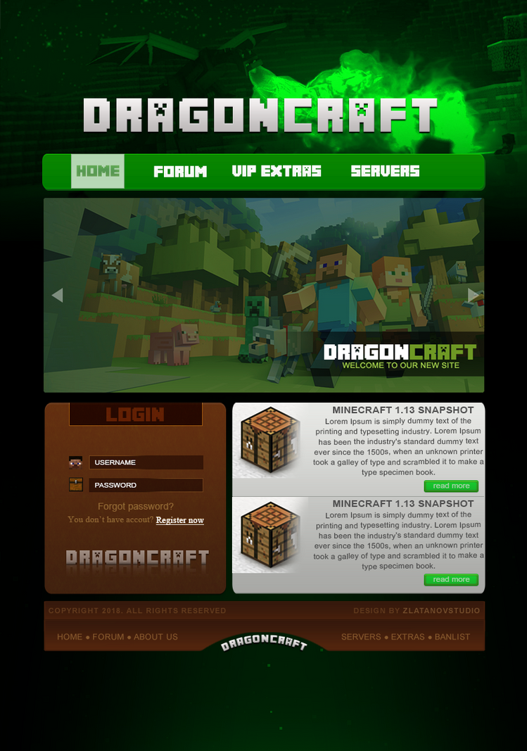 Desyncing Minecraft Minecraft desgin v1 by homicide01 on DeviantArt