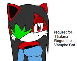 request: Rogue the Vampire Cat