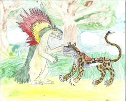 Typhlosion VS Thylacoleo