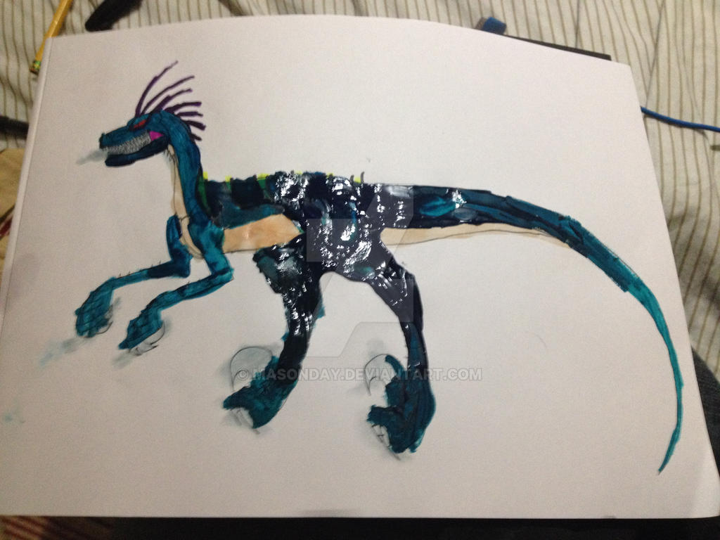 Raptor Roping Deviantart Raptor by masonday on DeviantArt