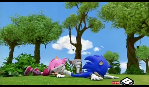 Amy Smacks Sonic To The Ground