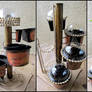 Steampunk Self-Watering Planter