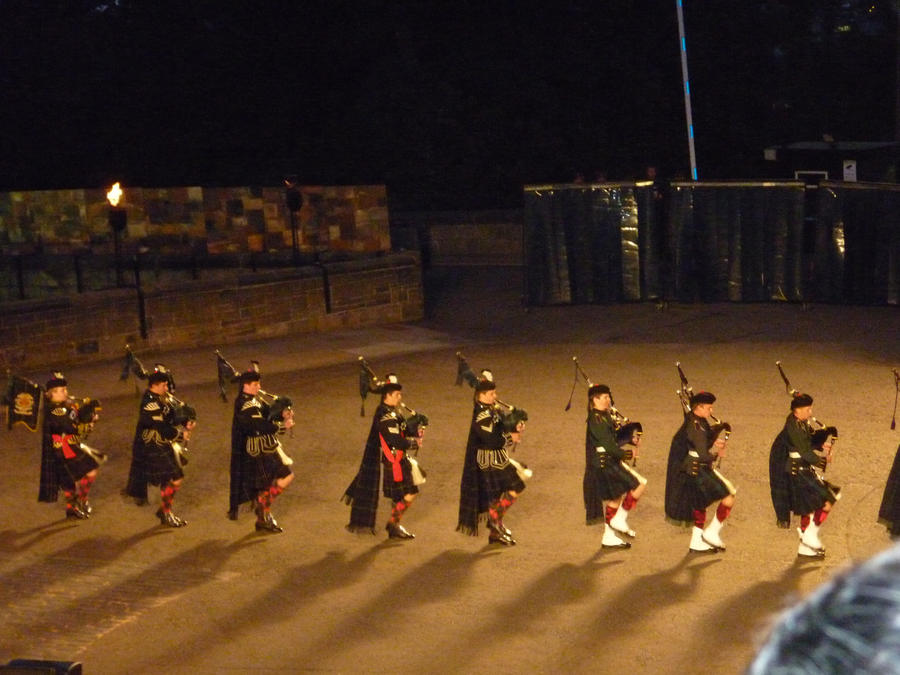 the Tattoo row of pipers by LinsDrawn on DeviantArt