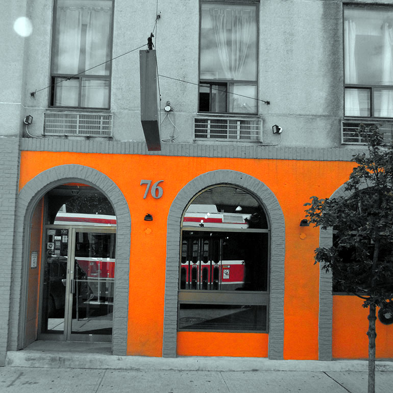 Orange Wall