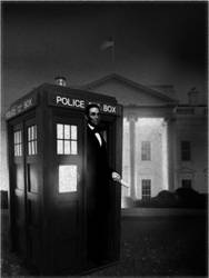 Abe Lincoln in His Tardis