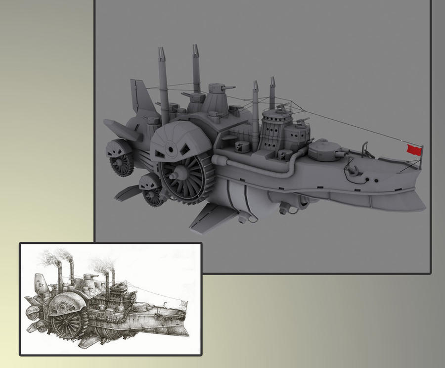 Steampunk Ship