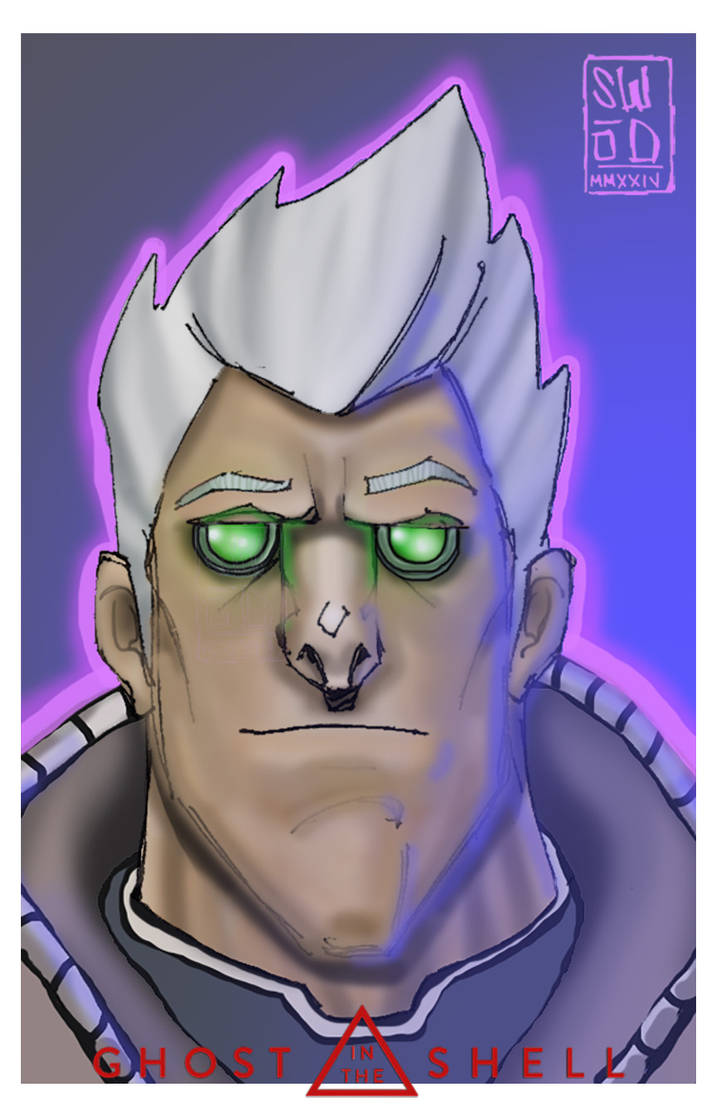 Batou Ghost in the Shell Cartoonized 2024 by Big-SWoD-industries on ...