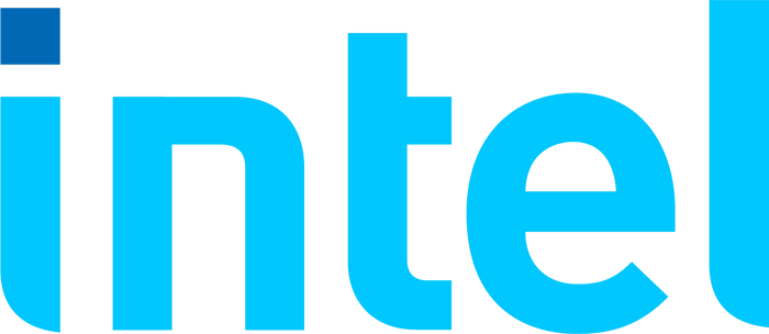 Intel 2005 Wordmark stylized as the 2020 Logo 4