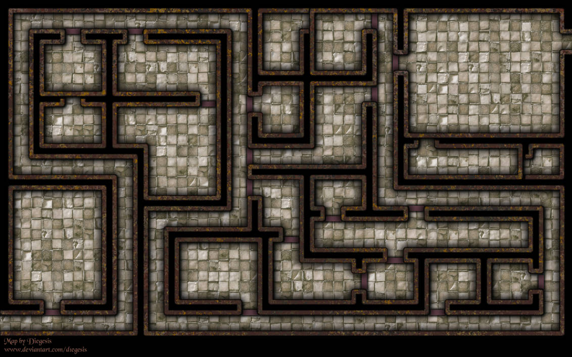 Underground rooms (RPG map) by ndvMaps on DeviantArt