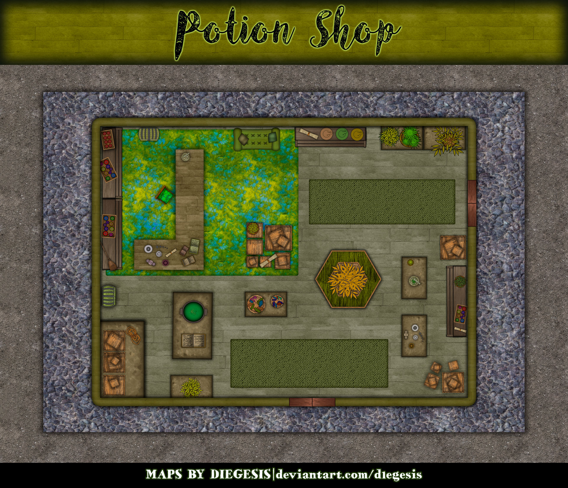 Potion Shop Rpg Map Gridless By D1egesis On Deviantart Potion Shop Rpg Map Gridless By D1egesis On Deviantart