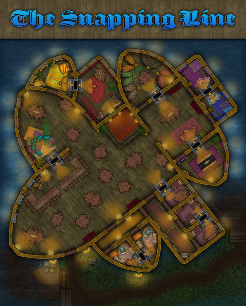The Snapping Line | TTRPG Map | Night by D1egesis on DeviantArt