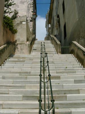 Stairway in Bastia by SnowhiteTiger