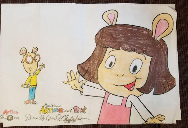 Dft Arthur Arthur and D.W. (RE-UPLOAD) by QCartoon2001 on DeviantArt