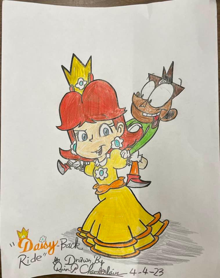 Daisy-back Ride!! by QCartoon2001 on DeviantArt