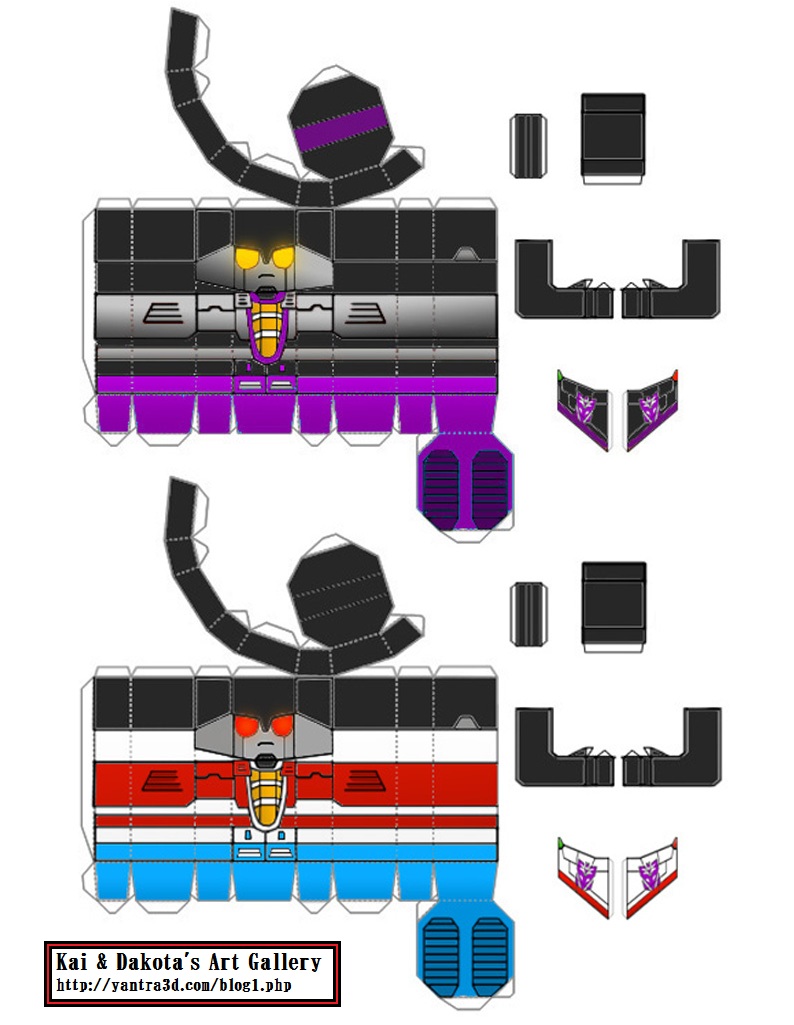 Skywarp and Starscream Beanies