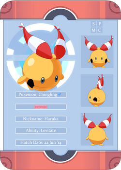 PKMNation: Haruka the Chingling Reference Sheet