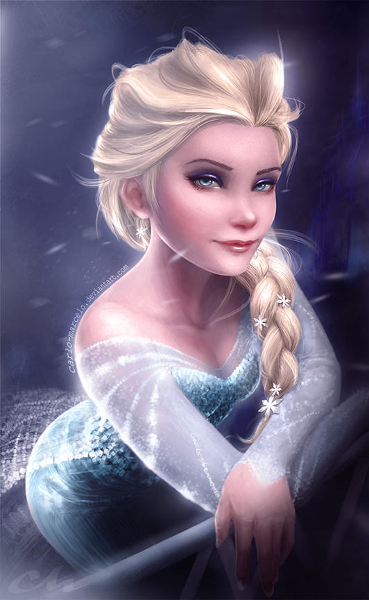 Elsa (Disney's Frozen) Ice-olated by Carlo-Marcelo