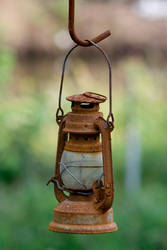 Rusty lamp