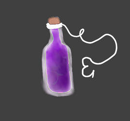 A potion bottle