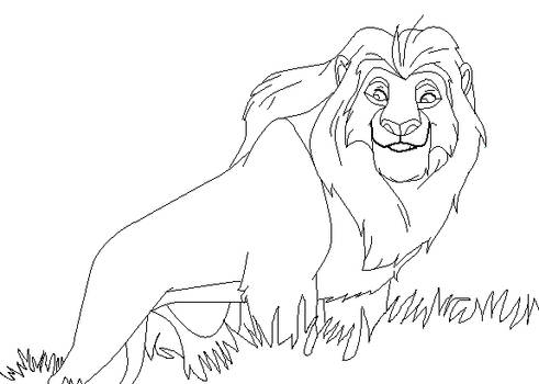Mufasa Smile Base by IceNinjaMonkey