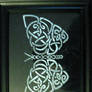 Celtic butterfly, 10x8 framed