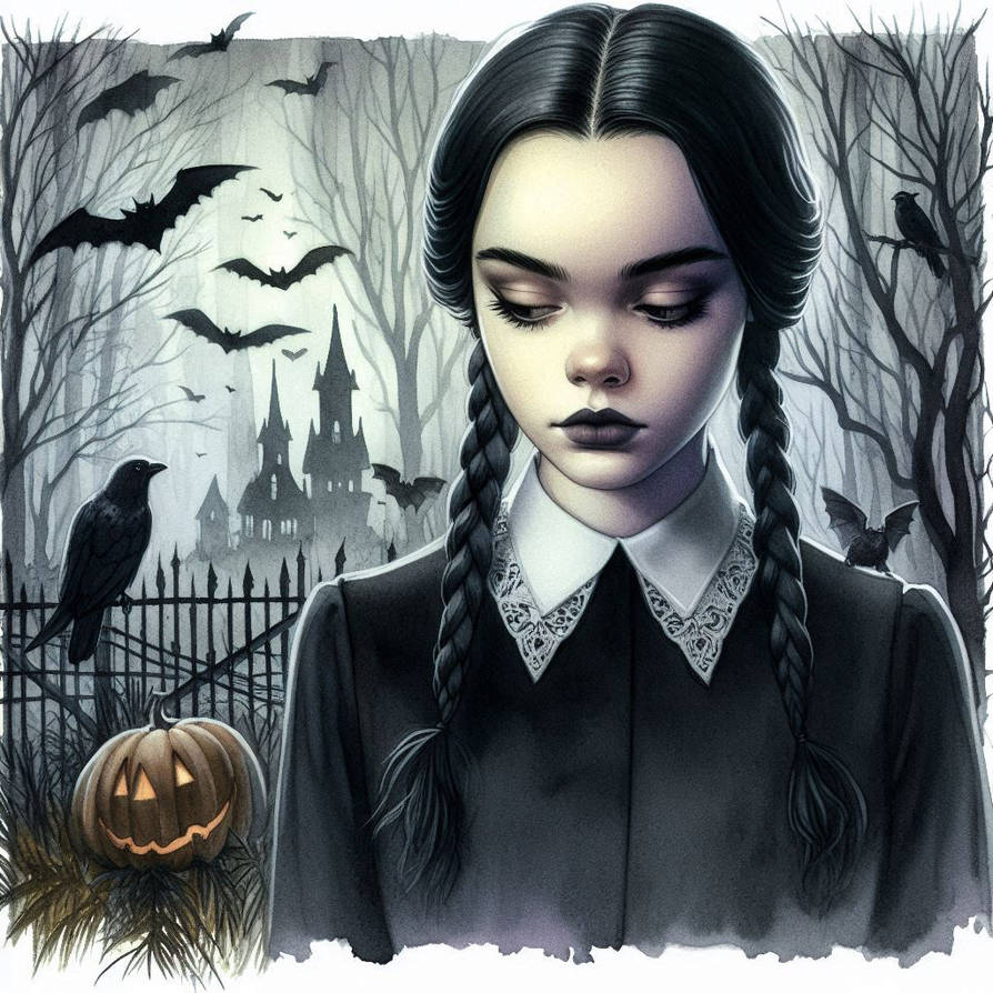 Friday Addams Wednesday - Addams Family by BrightMarie on DeviantArt