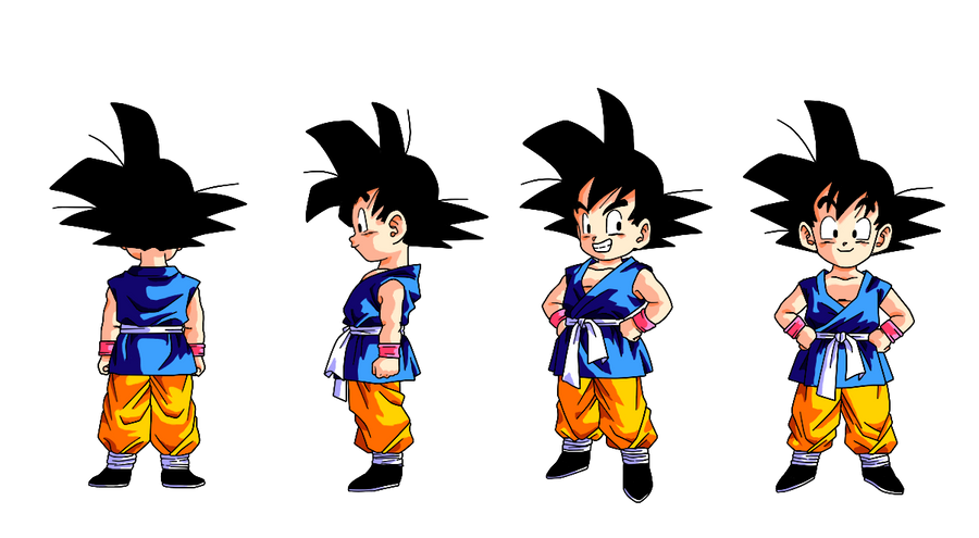 Kid Goku GT colored