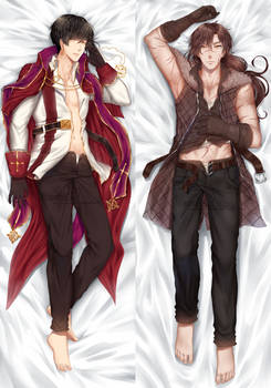 VS - Dakimakura Noir et Beowulf